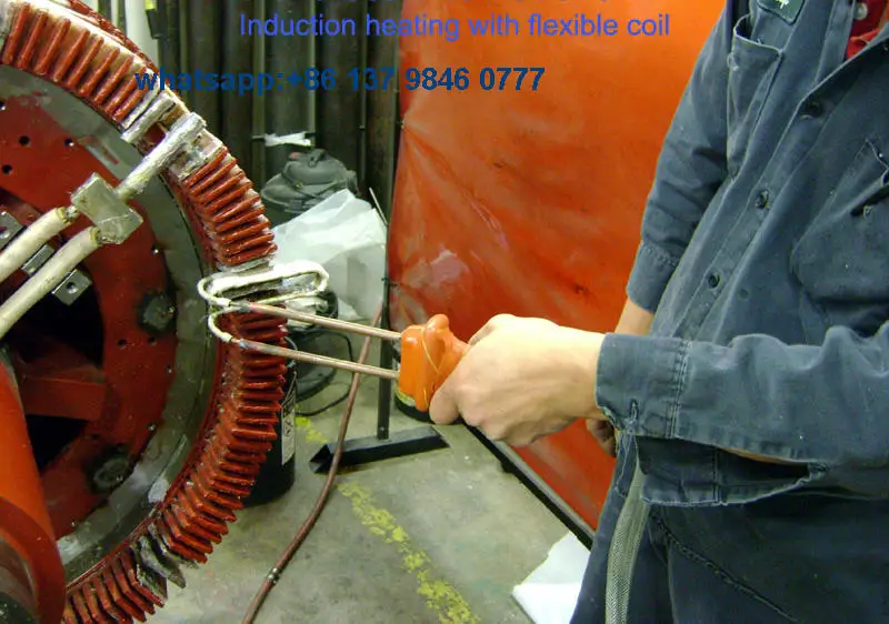 1M Water cooled cable copper coil for induction heating machine prolong cable for the induction heating machine cable