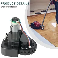 1/2Pcs Right Left Wheel For Tefal Explorer Serie 20 RG6871 For Isweep X3 Robotic Vacuum Claener Sweeper Spare Parts Accessories