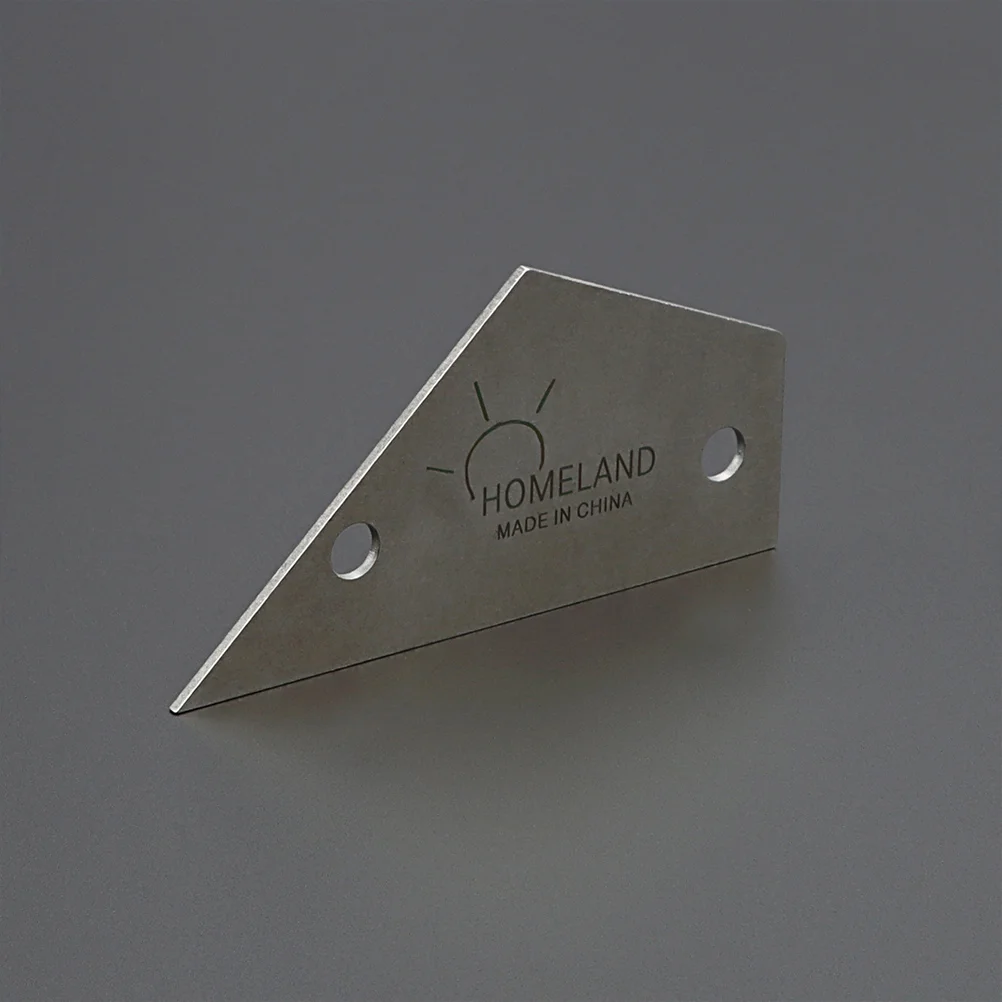 

Triangular Ruler Guitar Fret Leveling Guide Silver Metal Rocker Gauge for Guitars Electric Basses Precision Compact