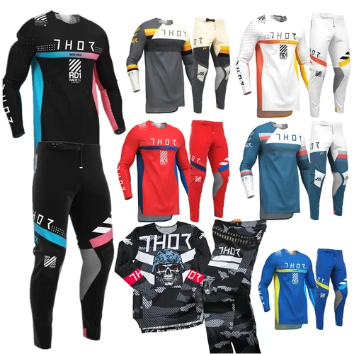 Nuevo 180 MX Motocross Jersey y pantalones carrera Combo Enduro DH Dirt Bike Gear Set todoterreno MTB ATV Moto traje