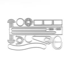 On The Move Swivel Slide Metal Cutting Dies for DIY Scrapbooking Embossing Paper Cards Making Album Craft Deco