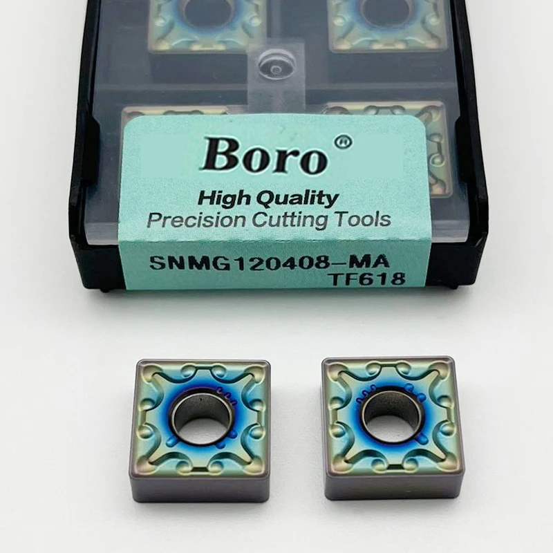 

SNMG120408 SNMG120412 MA TF618 Carbide Inserts SNMG External Turning Tools CNC Lathe Cutter For Hardened Steel
