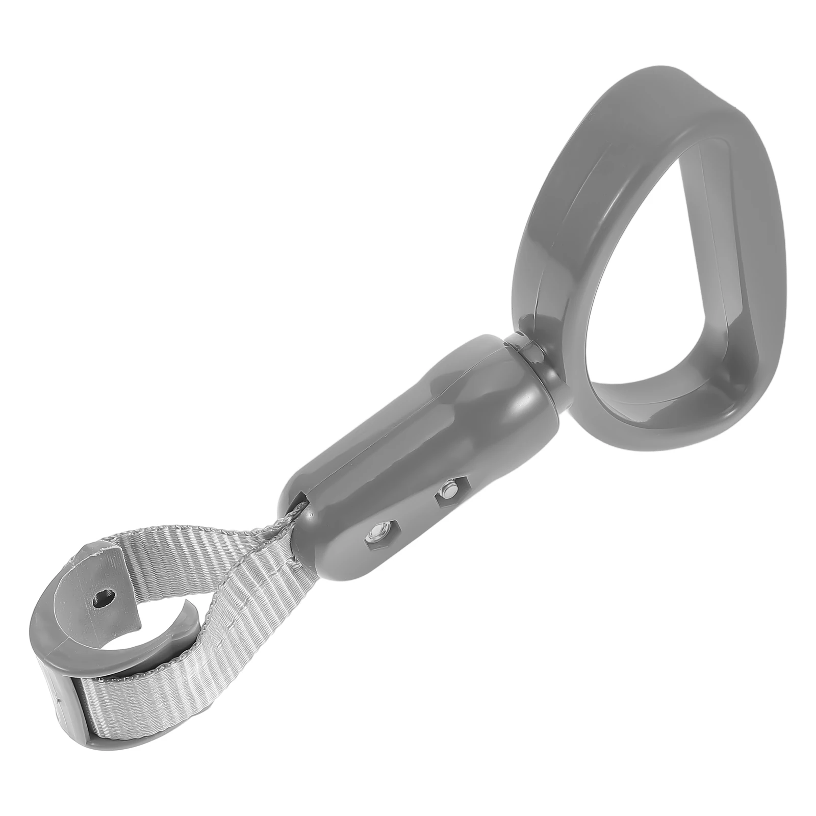 

Gray Semi Bus Handle For Car Handle Ring ABS Ergonomic for Vehicle Subway Car Handles Replacement