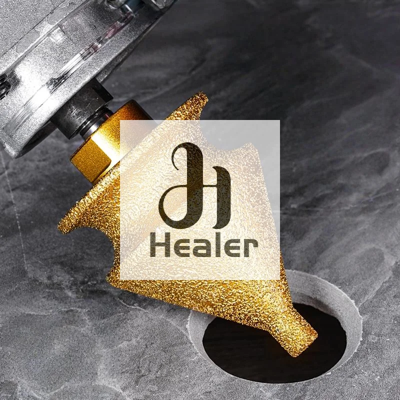 1Pcs Wear-resistant New Design Grinding Wheel Round Shape Enlarged Hole Opener Granite Cutting M10 Adamas Chamfer Drill Bit