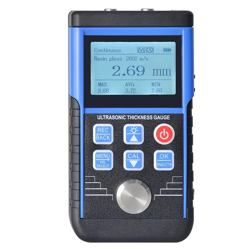

B49B-Ultrasonic Thickness Gauge Metal Meters Paint Thickness Tester Measurement 0.8-500Mm Suitable For Various Materials