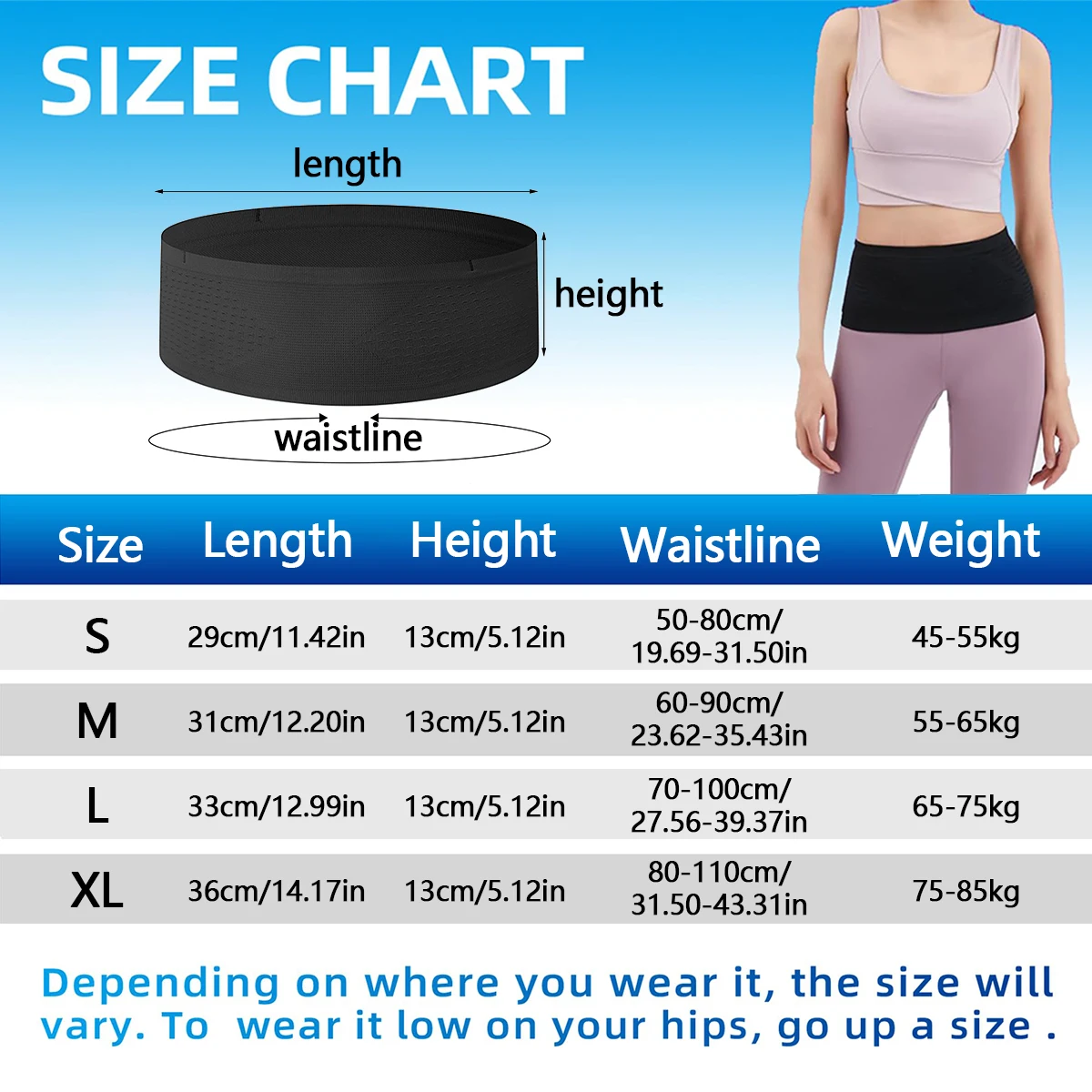 Sports waist bag, high stretch mobile phone bag, multifunctional morning jog, outdoor fitness belt bag.-zmt