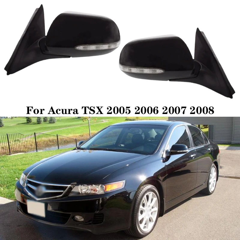 Car Rear View Mirror Assembly For Acura TSX 2005 2006 2007 2008 Auto Turn signal Lens Adjustment Heating Mirror Assy