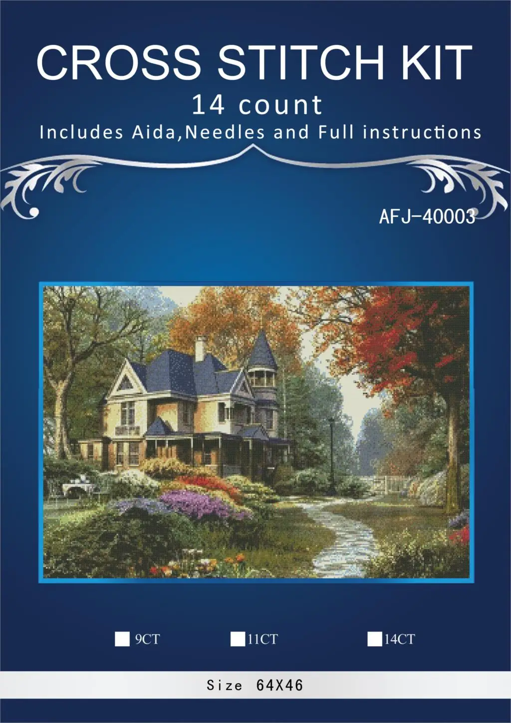 11/14/16/18/27 Cross stitch Set Lovely Counted Cross Stitch Kit Forest house 2 embroidery dim DMC ANCHOR