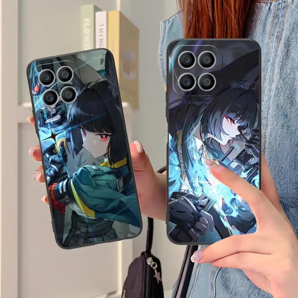 حافظة هاتف Zenless Zone Zero Hoshimi Miyabi لهاتف Honor 90 80 70 60 50 30 20 10 9 8 7 Pro S SE Lite 5G واقية من الطباعة الملونة #3