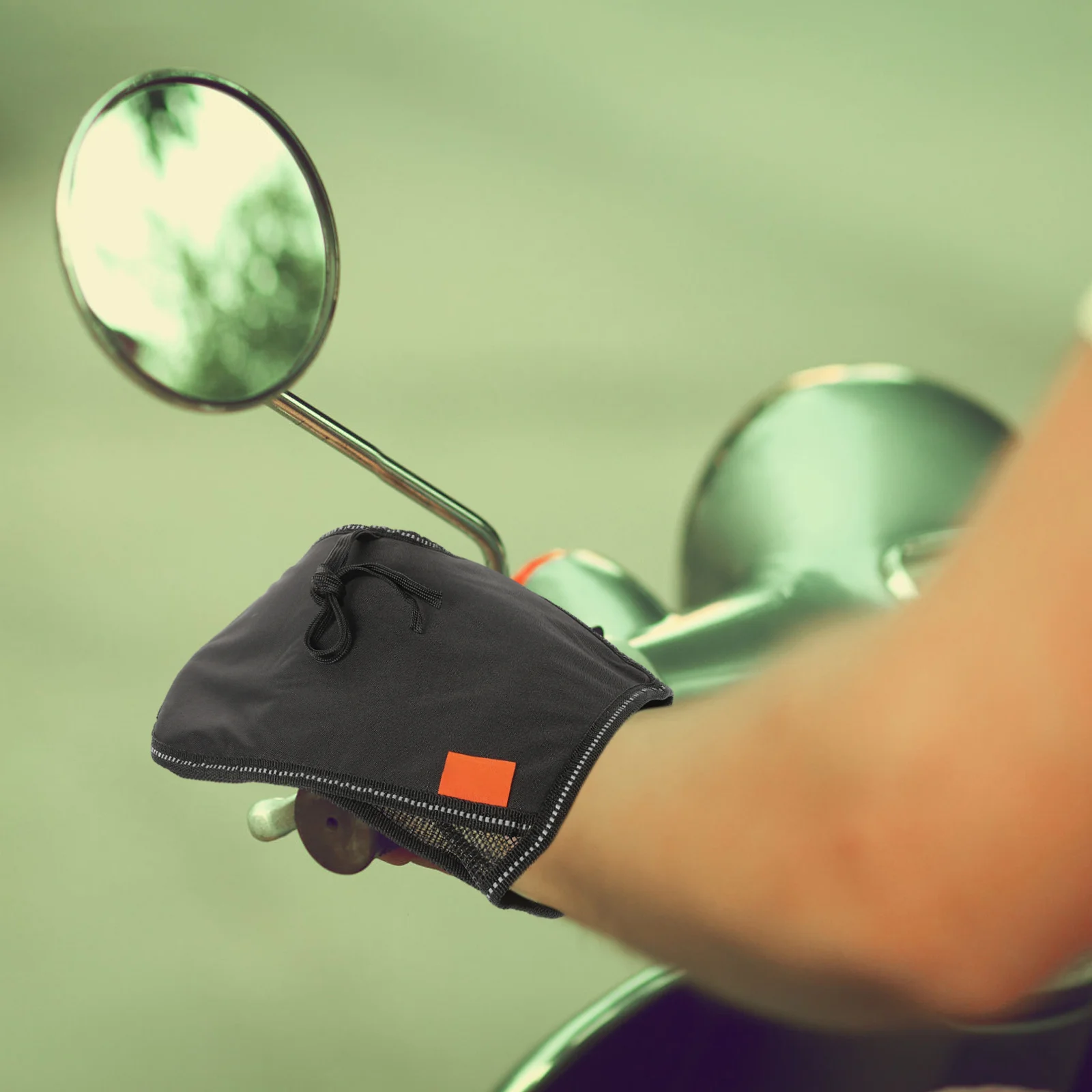 

1 пара мотоциклетных перчаток на руль, термоветрозащитные теплые зимние перчатки для верховой езды, уличный скутер, квадроцикл, грелка для рук