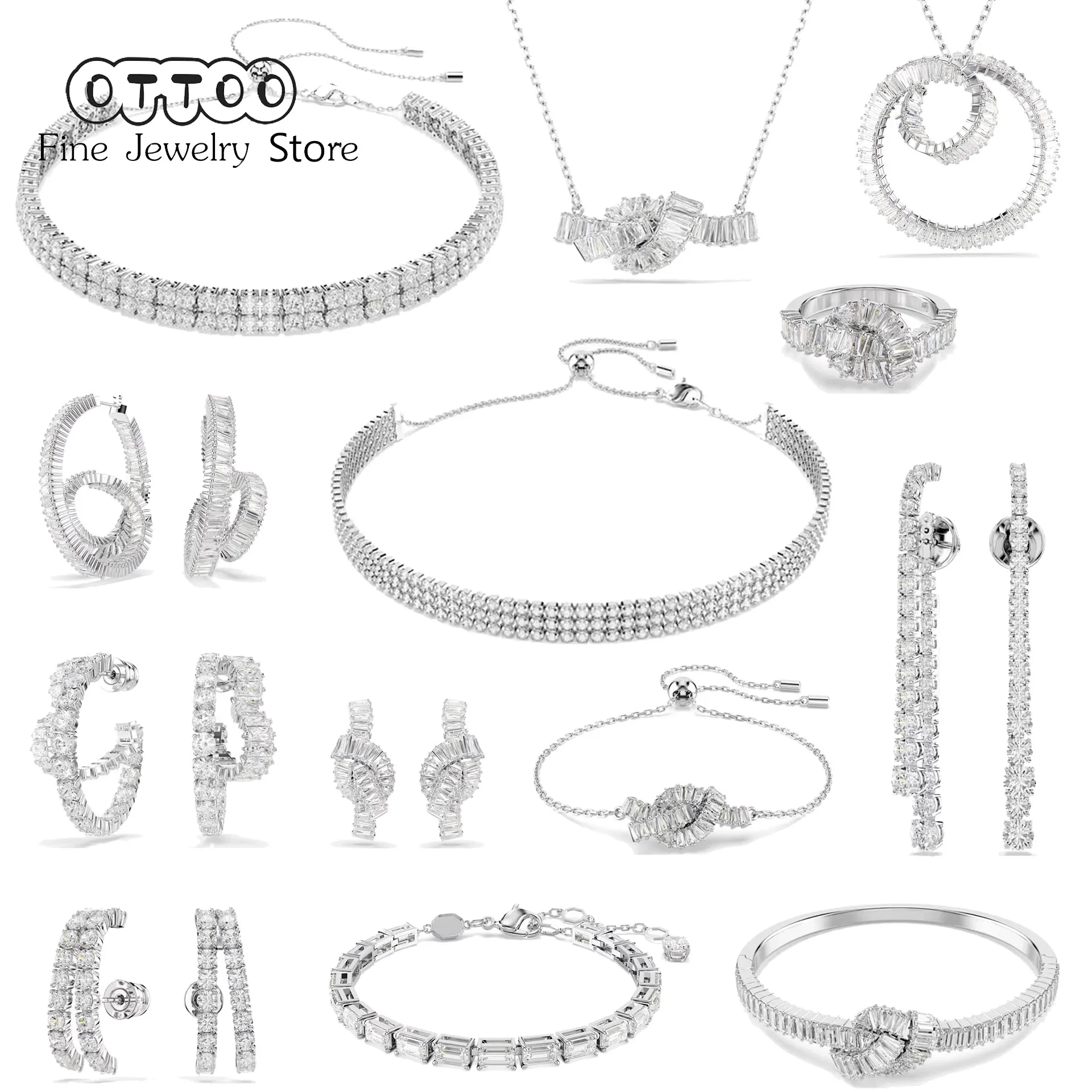 

Original Charms 2026 New Tassel Necklace Ring Fine Jewelry Earrings Set for Women Romantic Gift