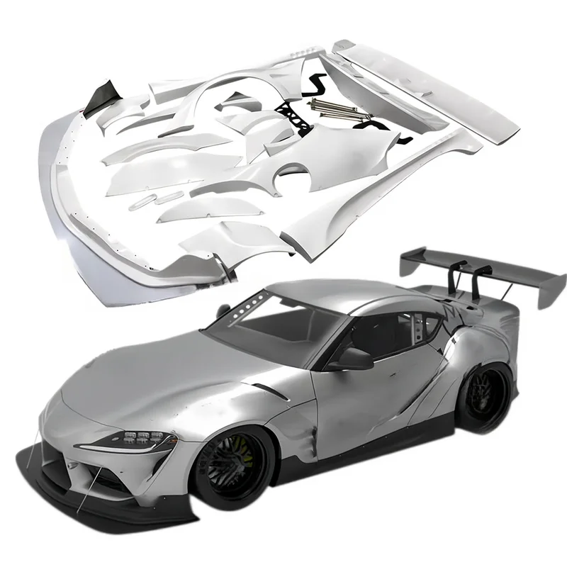 High Quality FRP Body Kit Front Bumper Side Skirt Fender Flares Rear Wing For Supra A90 A91 MK5 Modification Accessories
