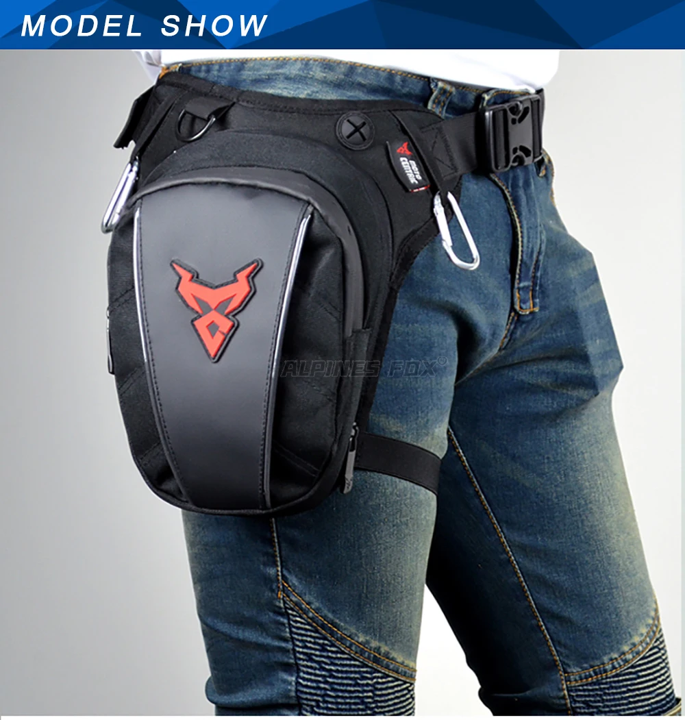 Moto zentrische wasserdichte Motorrad-Heck tasche Multifunktions-Rücksitz tasche Hochleistungs-Motorrad tasche Fahrer-Fallbein-Seiten tasche – Detail 25