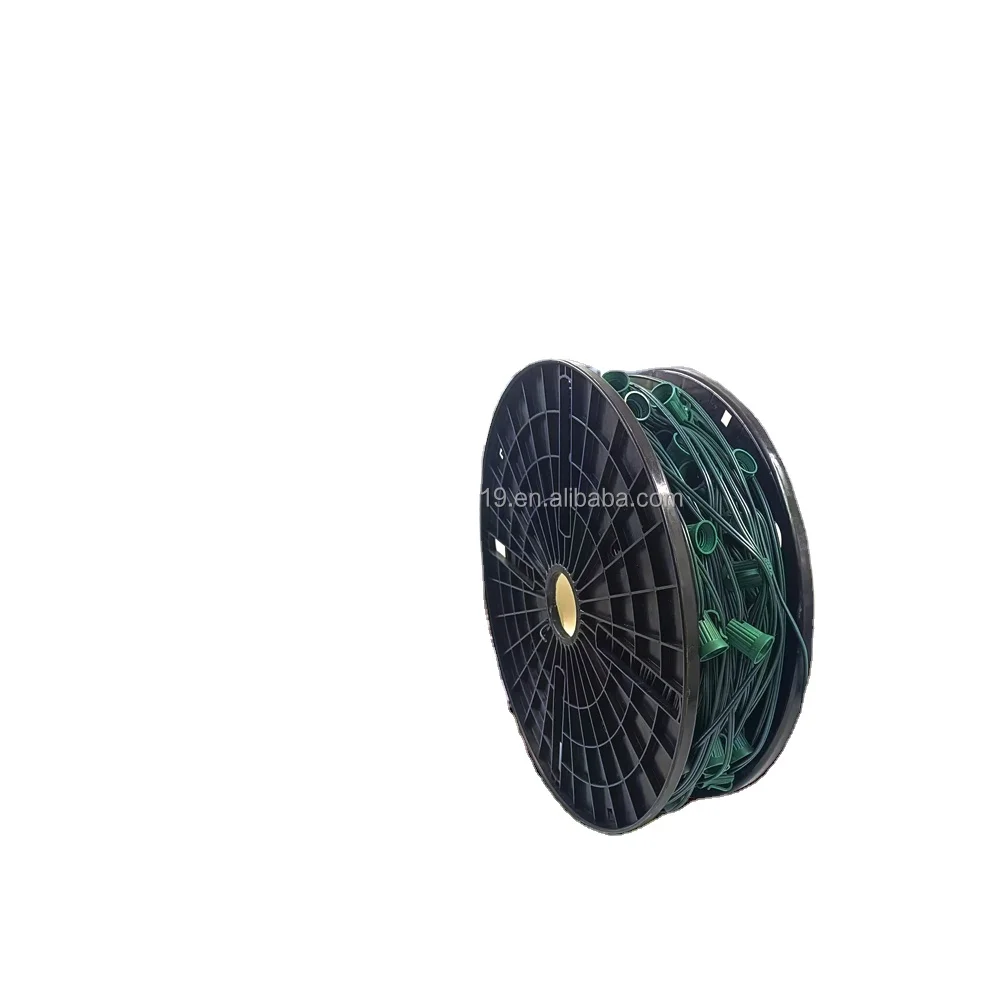 

Copper Christmas Lights for Indoor/Outdoor Use SPT-1W 500ft E17 C9 Socket LED Holiday Party Lighting