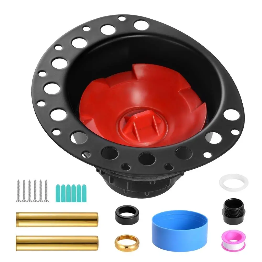 

Tub Drain In Kit 2 Brass Tail Pipes ABS Adapter