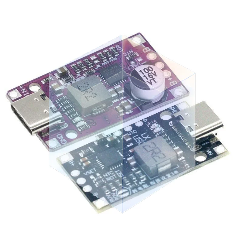 Type-C 18650 LiPo Battery Charger Module 2/3Pcs 2S 3S 5V to 8.4V 12.6V BMS for Electronic Hobbyist Use