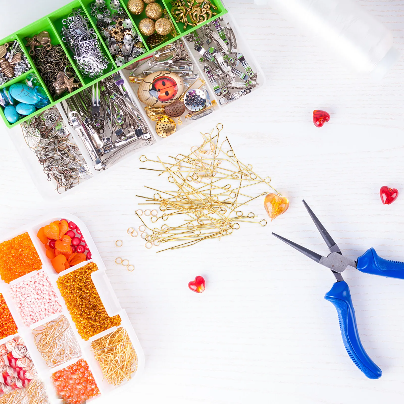 

100Pcs Stainless Steel Eye Pins Jewelry Making Pin Open Headpins for DIY Earring Necklace Bracelet Jewelry Findings Craft