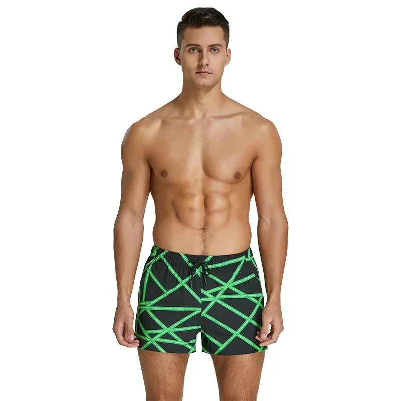

Printed Men Swimming Trunks Beach Board Shorts Youth Gym Running Fitness Tennis Exercise Yoga Workout Quick Dry Basketball Pants