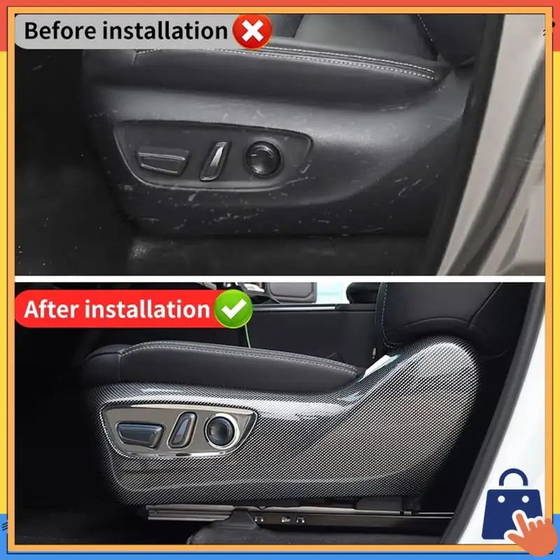 

Upgraded 1Set 4Pcs Seat Side Guard Plate For Toyota Land Cruiser 250 Prado Lc250 2024 2025 Seat Adjustment Panel Cover