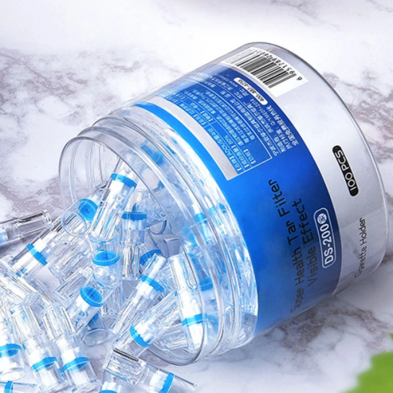 

100 шт. одноразовые табачные сигаретные фильтры, снижение курения, фильтр для смолы, держатель для чистки 2 шт., держатель для сигарет, конвертер