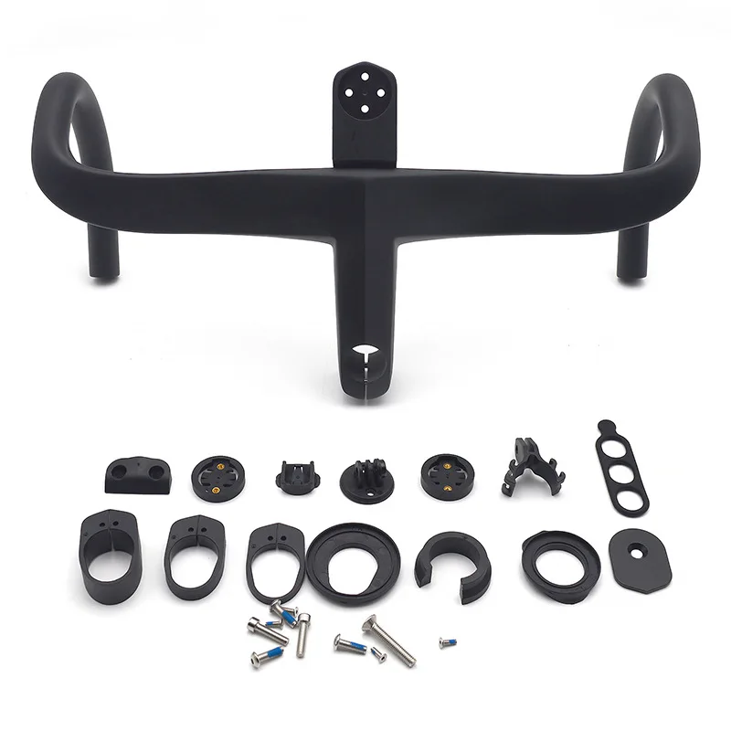 

No standard new carbon fiber full inner wiring integrated curved handle road car handle bicycle sports car handle