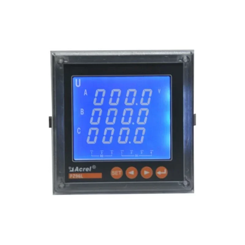 PZ96L-E4/KC PZ Series LCD Display Panel Energy Meter Digital Dc Voltage Circutor Power Analyzer Meter with RS485 Communication