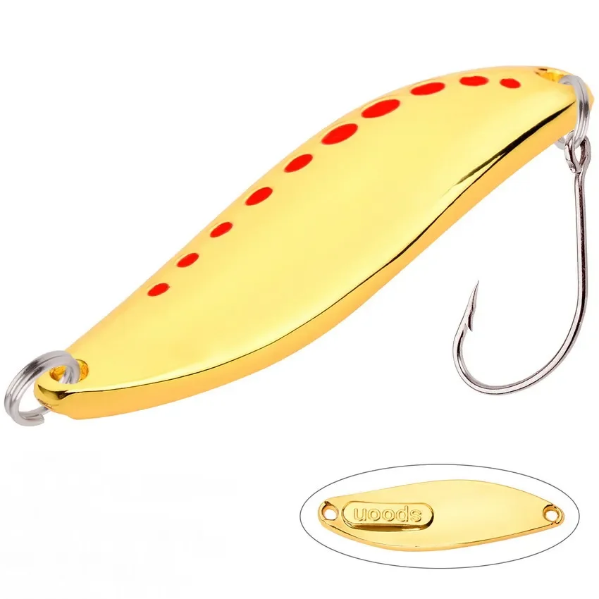 Señuelos para trucha tipo cuchara y wobbler de metal Jigging - imagen 3