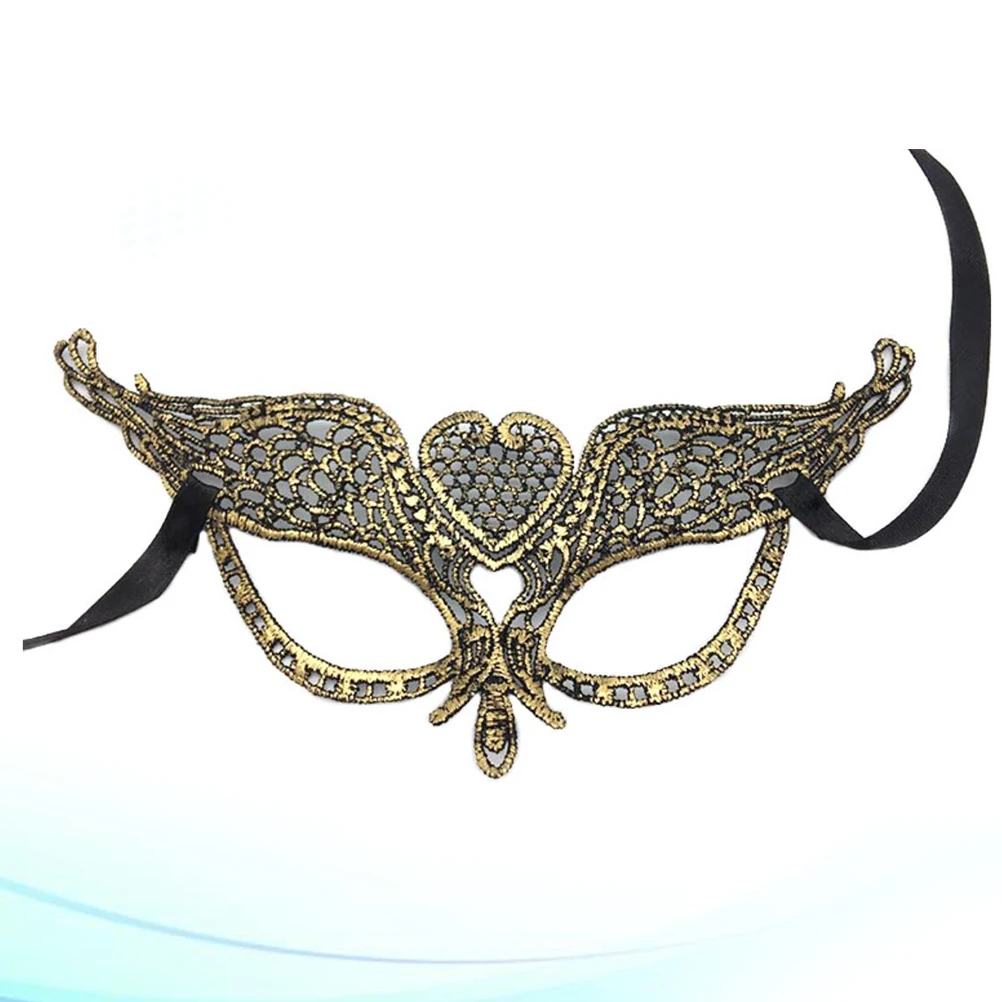 

Half Face Mask Night Club Masquerade Lace Halloween Party Carnival Elegant