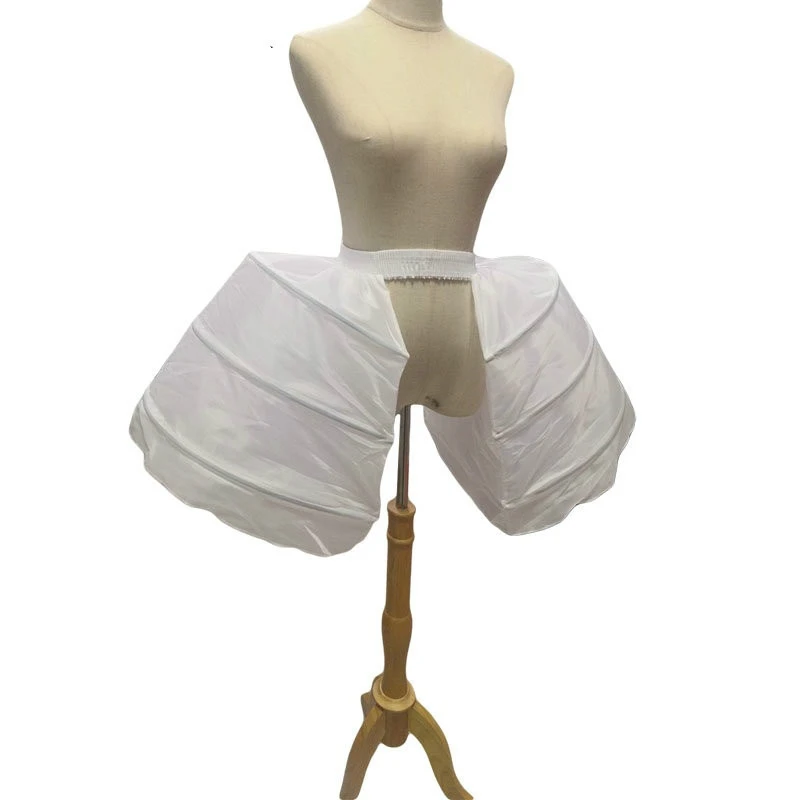 Rokoko 3-Reifen-Petticoat, barocker Unterrock für Vintage-Hochzeitskleid, Brautkleider, Hochzeitsaccessoires, viktorianischer Krinoline – Detail 3