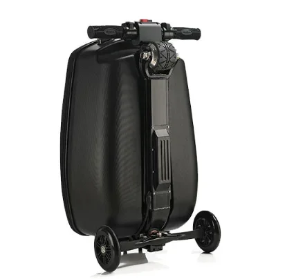 

Adult Carry on Suitcase Foldable Trolley Case Bags for Travel Business and School Men Scooter Luggage With Eectricity