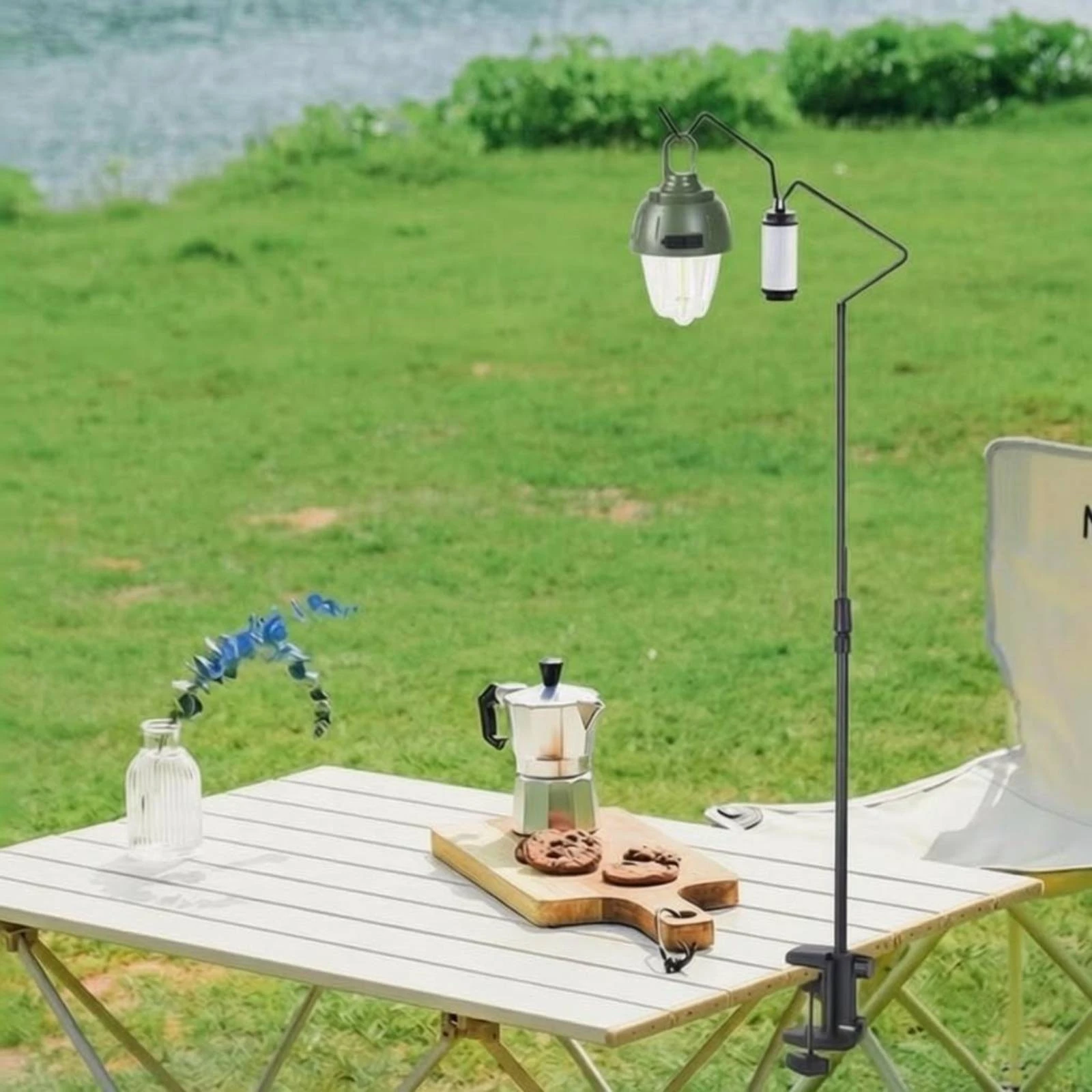 Tabletop Lantern Hanger Stand - Outdoor Camping Gear ulasan dan harga