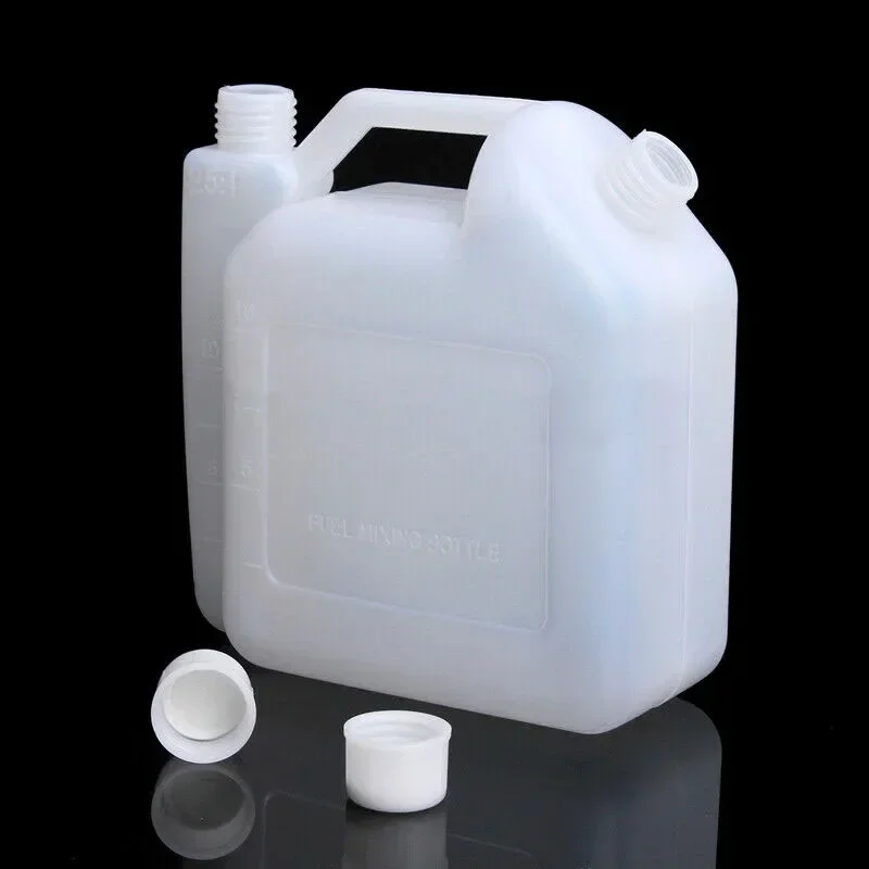 Easy To Use 1L Oil Petrol Fuel Mixing Bottle Tank, Clear Graduation Marks For Optimal Fuel To Oil Ratios, Durable Design