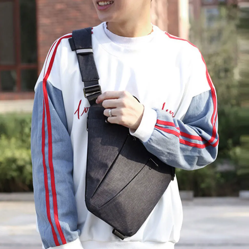 OxfordCloth Outdoor Bag Durable And Reliable For Outdoor Activities ple And Fashionable Chest Bag