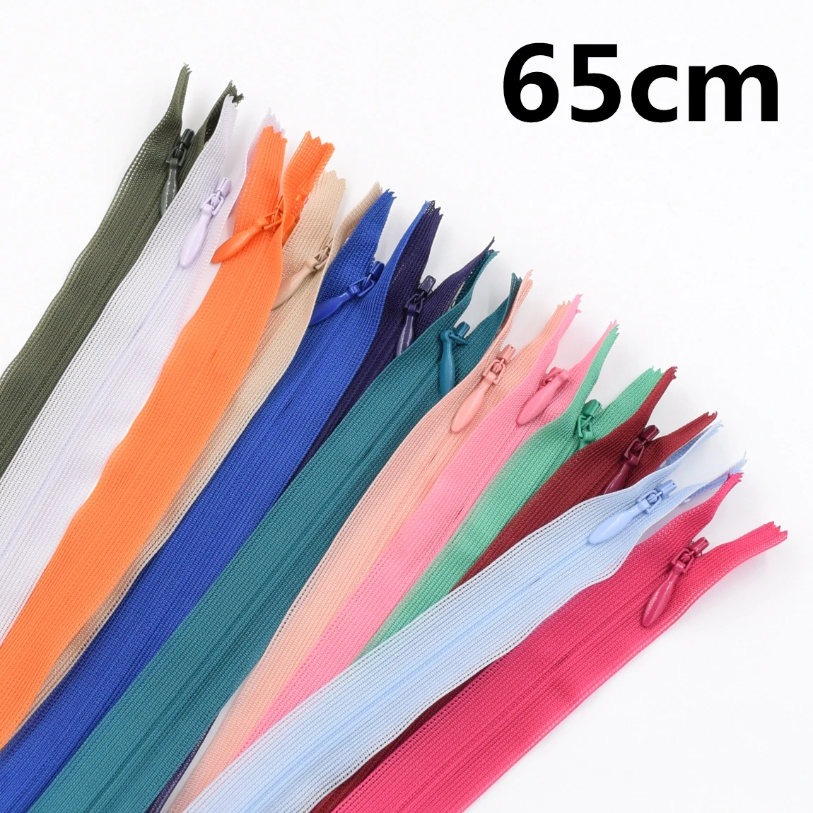 

YKK2 Silk Edge Invisible Zipper, Closed Lock, Skirt Throw Pillow Zipper, Dress Back Zipper 65cm