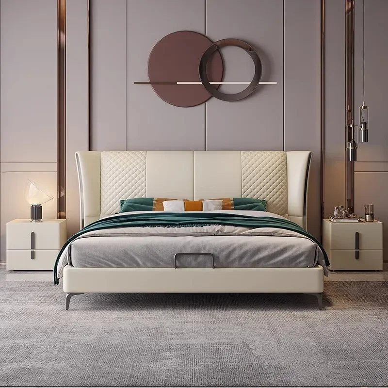 Bed Queen Bedroom Loft Headboards Bed Modern Furniture