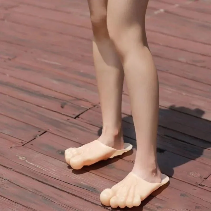 Тапочки с имитацией большого пальца, тапочки с забавным носком, обувь с пятью пальцами для вечеринок на Хэллоуин и маскарадных вечеринок