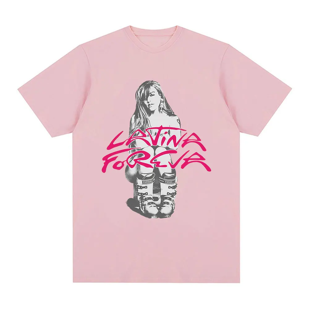 كارول جي تروبيكويتا لاتينا فورفا 2025 ألبوم تي شيرت الرجال النساء الملابس موضة Harajuku تي شيرت عادية القطن س الرقبة تي شيرت #4