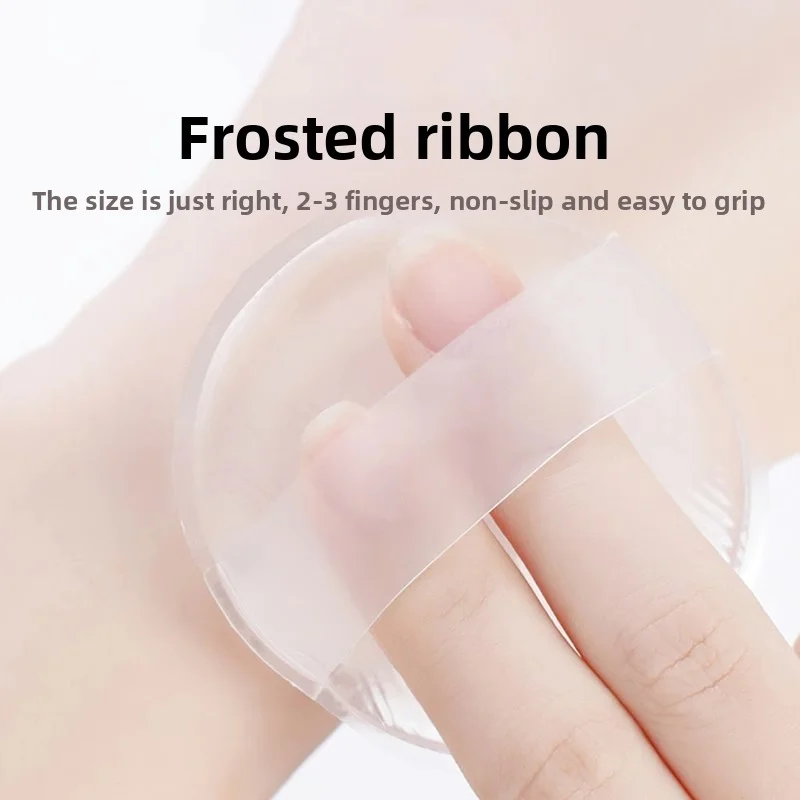 ソフトシリコンジェルパウダーパフスポンジ、パウダーが吸い込まない化粧パフ、フェイスファンデーション、BBクリーム用、お手入れ簡単、再利用可能ツール