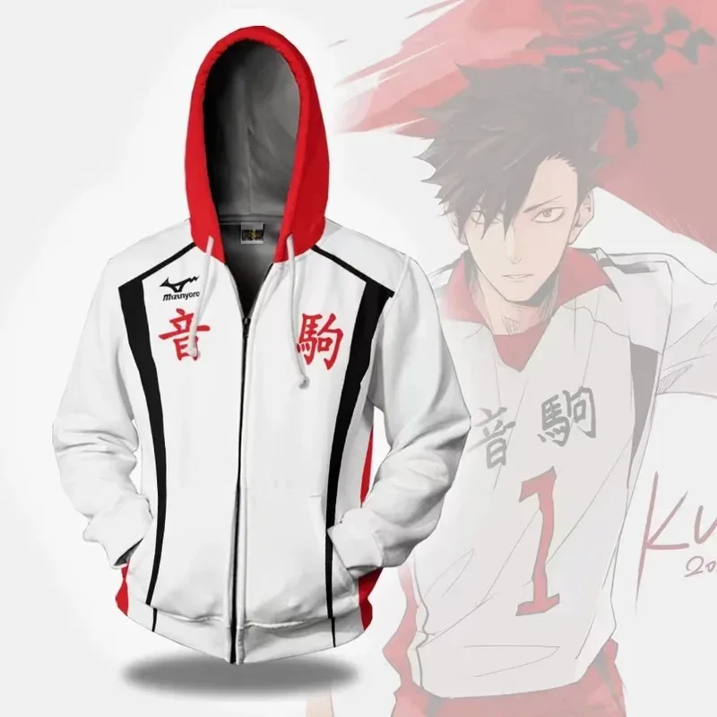 Anime haikyuu hoodies hinata shoyo com capuz ibkejiri hayato cosplay jaqueta oikawa tooru roupas com zíper moletom unisex casaco com capuz
