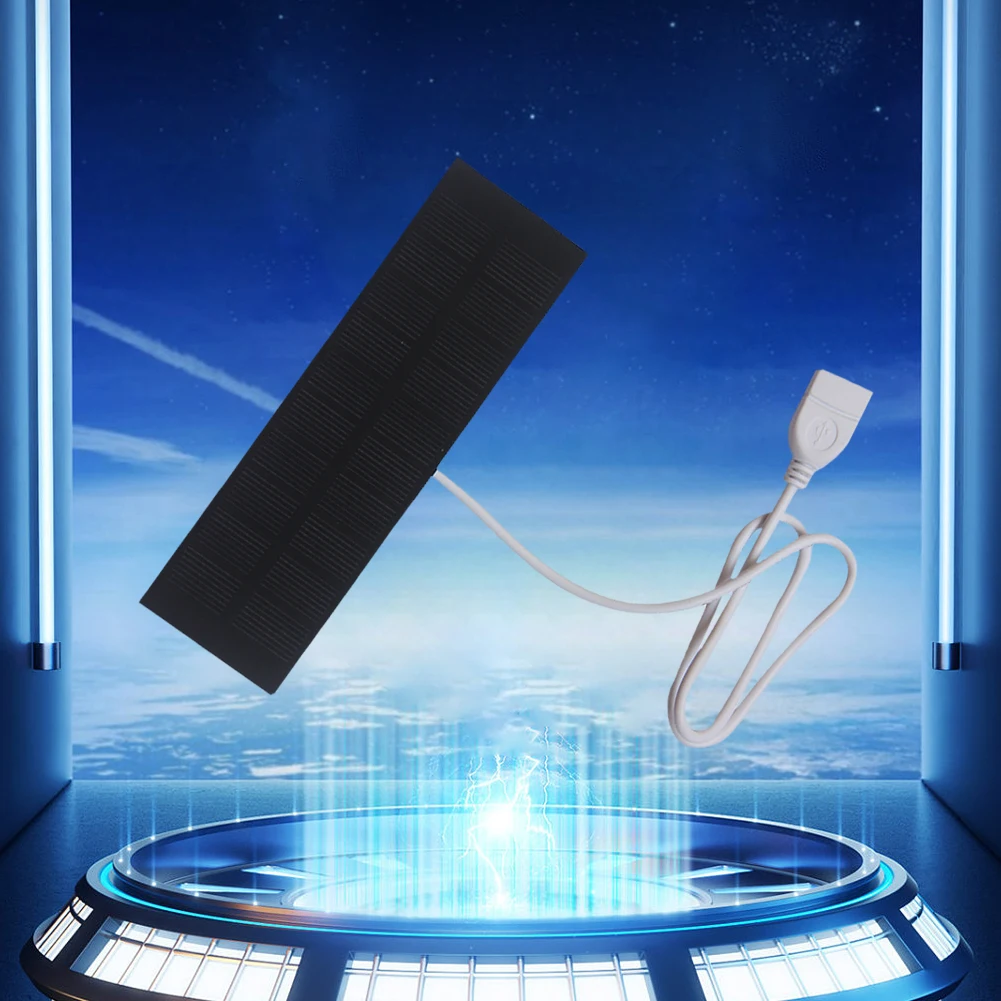 Mini Solar Panel Portable Battery Mobile Phone Charging Bank USB Solar Panel Charger for Power Bank Phone Outdoor Camping Home
