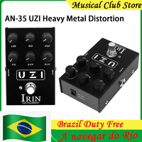 IRIN AN-35 UZI Heavy Metal Distortion Guitar Pedal Switch Easily Between British Distortion and American Distortion by BIAS Knob