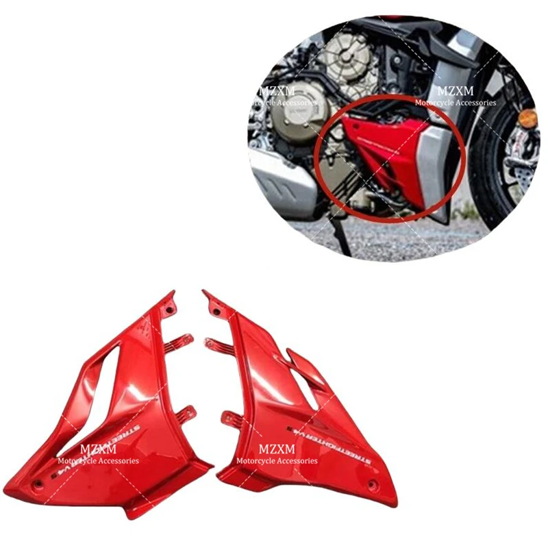 

Bright red Undertray Panels Side Cover Fairing Fit For Ducati Streetfighter V4 V4S 2020 2021 2022 2023 Fairing