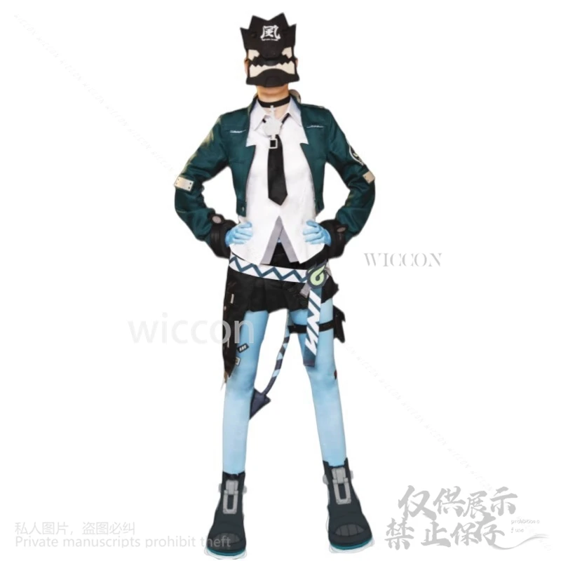 Soukaku Cosplay Anime Game Zenless Zone Zero Kostuum Sexy Jirai Kei Jas Jurk FurryEdgyy @ # Staartpruik Monster Girl aangepast