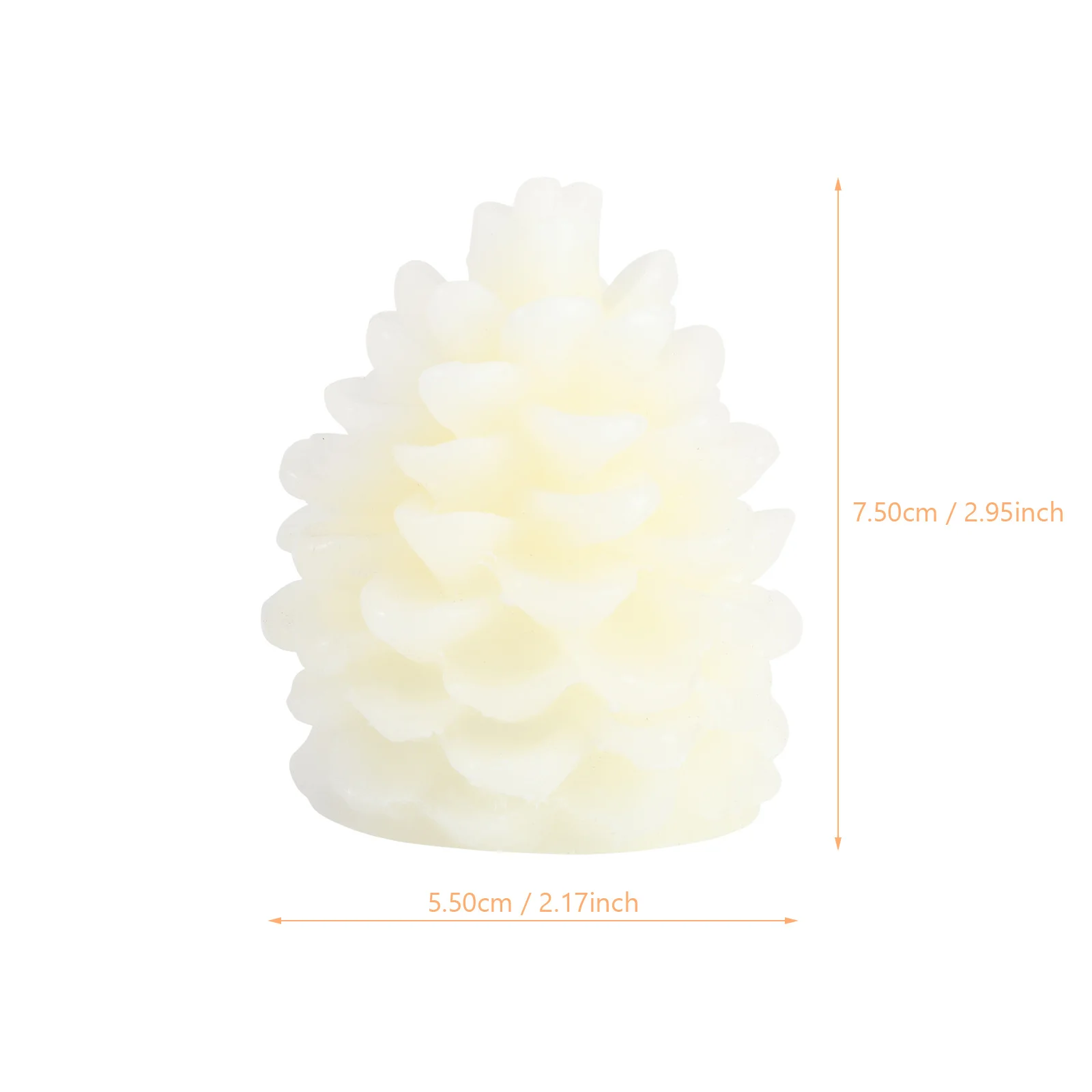 Светодиодная лампа в форме сосновой шишки, премиальный парафиновый материал, мягкое свечение, освещение для декора комнаты, ночник, мини-подарок