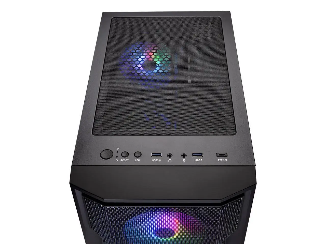 Skytech Gaming Shadow Gaming PC, AMD Ryzen 7 5700 3.7GHz, NVIDIA RTX 5060 Ti 8GB VRAM, 1TB NVMe SSD, 16GB DDR4 RAM 3200, 650W GOLD PSU, Wi-Fi, Win 11, Desktop view 7