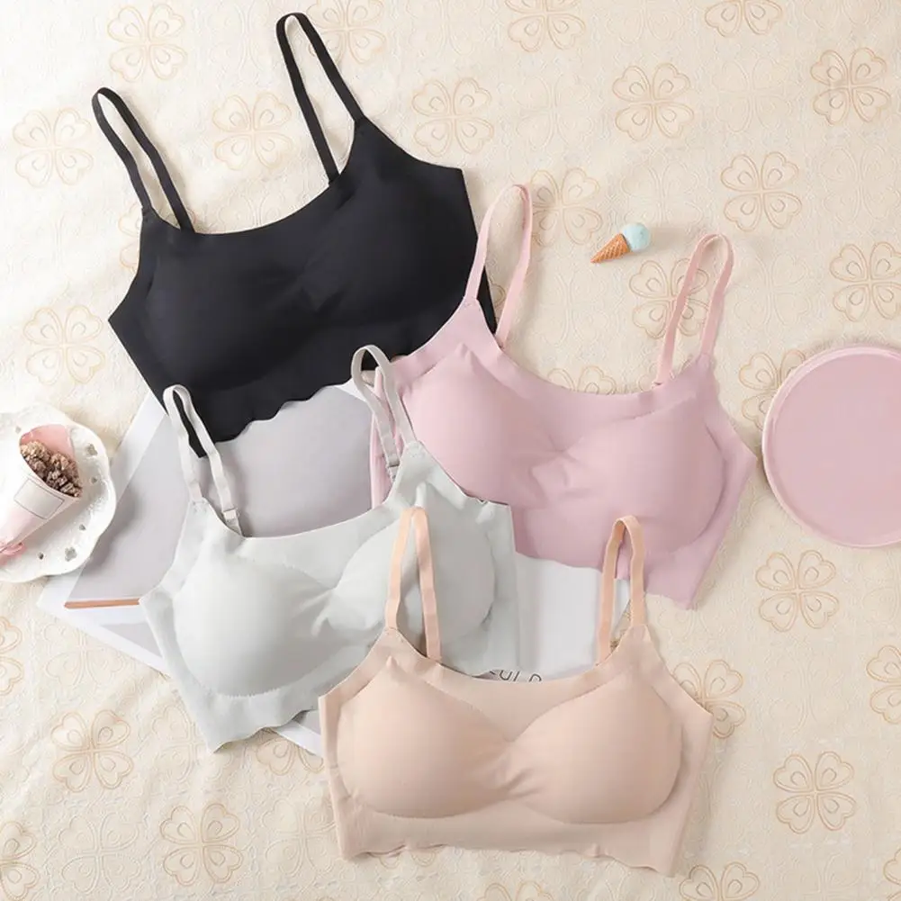 Women Bra Adjustable Strap Seamless Maximum Comfort Shockproof Bralette Push-up Anti-snagging Wireless Yoga Daily Bra 여성용 스포츠 속옷