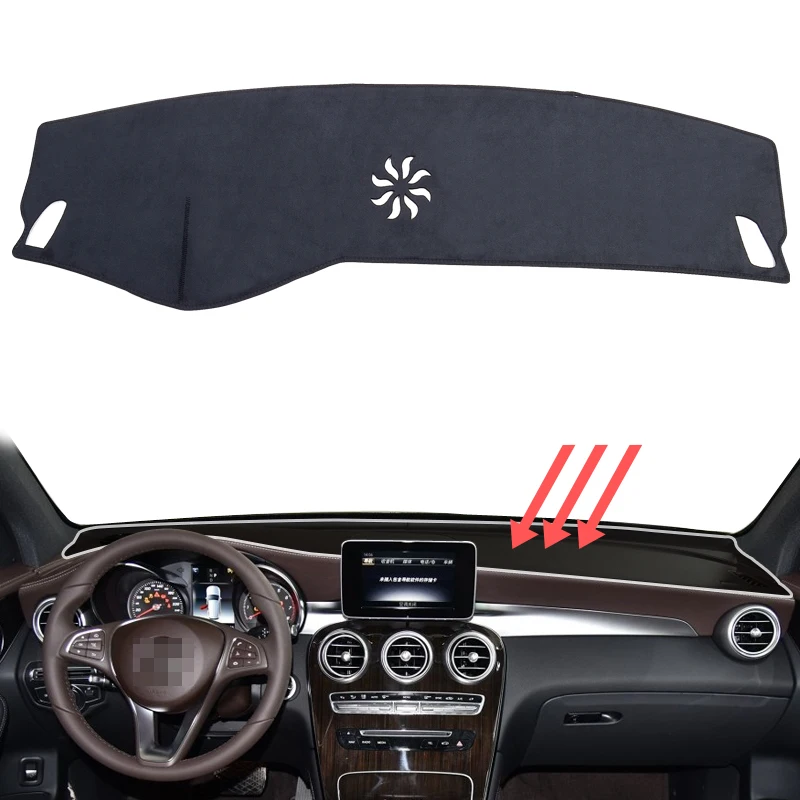 

for Mercedes Benz GLC Class Coupe X253 C253 2015-2020 Car Dashboard Mat Dash Mat Dashmat Sunshade Protective Carpet Accessories