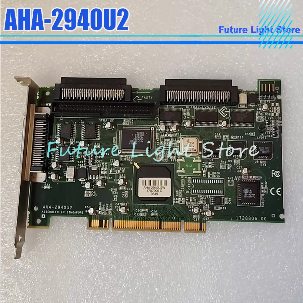 

Dual Channel AHA-2940U2 SCSI Card PCI Interface