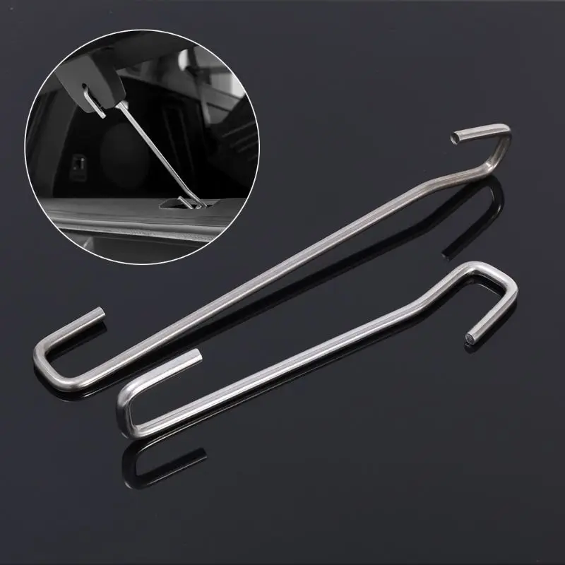 2PCS Car Trunk Door Bumper Struts Support Rod Auto Wrap Styling Tinting Cleaning Aid Tool Install Hook For Polish Film Repair To
