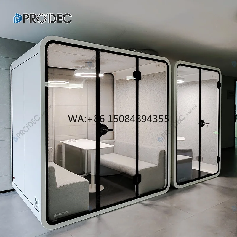 Prodec Acoustic: Mobile Product Studio Booth for Professionals Soundproof Office Pods Stylish Meeting Spaces